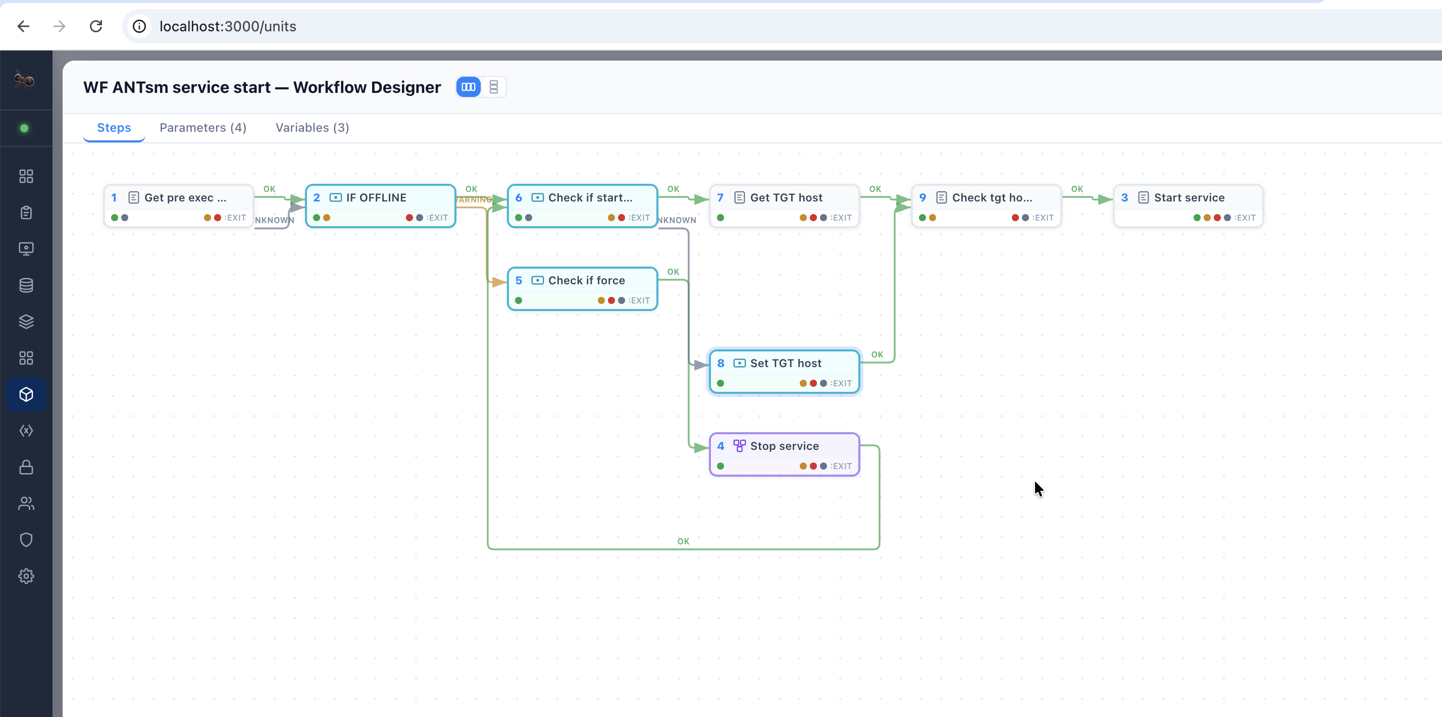 ANTomat beta graphical workflow designer